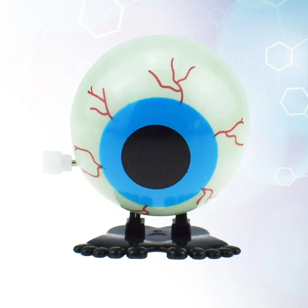 

2Pcs Creative Halloween Luminous Eyeball Cochain Kids Gift Large Pattern Exercise Hand Eye Flexibility Toy Eyeball
