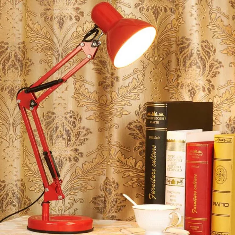 American Folding Desk Lamp Eye Protection Learning Vision Protection LED Lamp Student Reading Work Bedside Desk Lamp