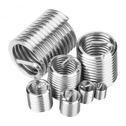 Wire Thread Insert M3 M4 M5 M6 M8 M10 M12 Fastening Thread Insert Stainless Steel Spiral Wire Screw Sleeve Wear Repair Kit