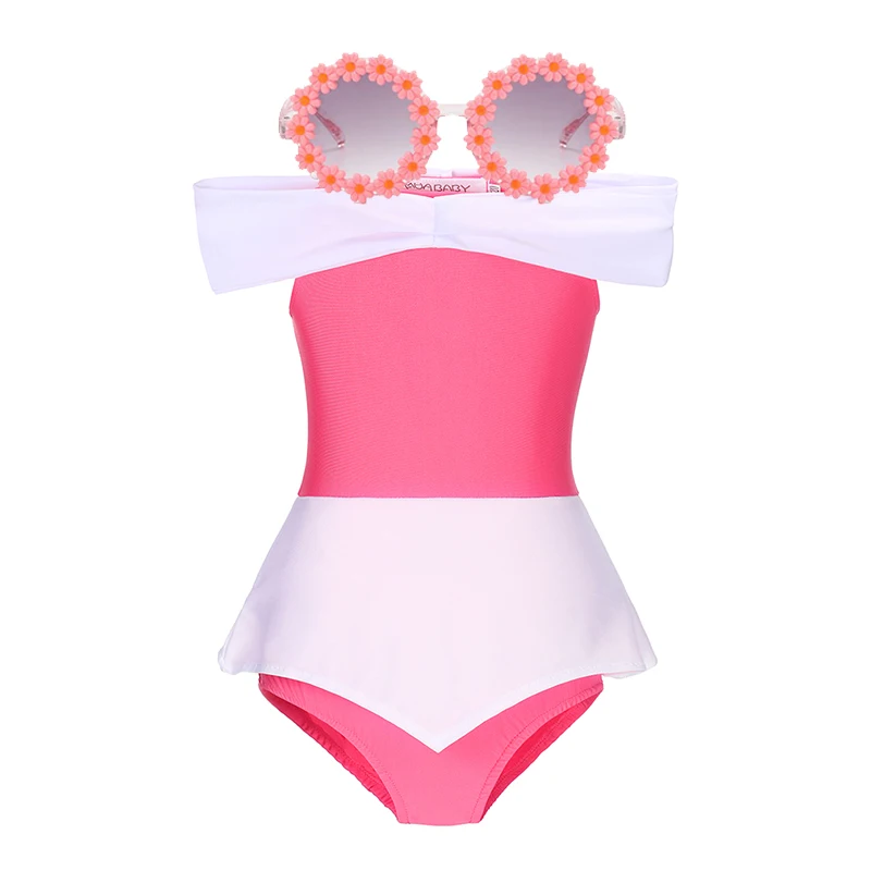 Maillot de bain d'été pour bébés filles de 2 à 10 ans, tenue de plage pour tout-petits, bikini, vêtements de plage, ensembles de maillots de bain princesse cosplay