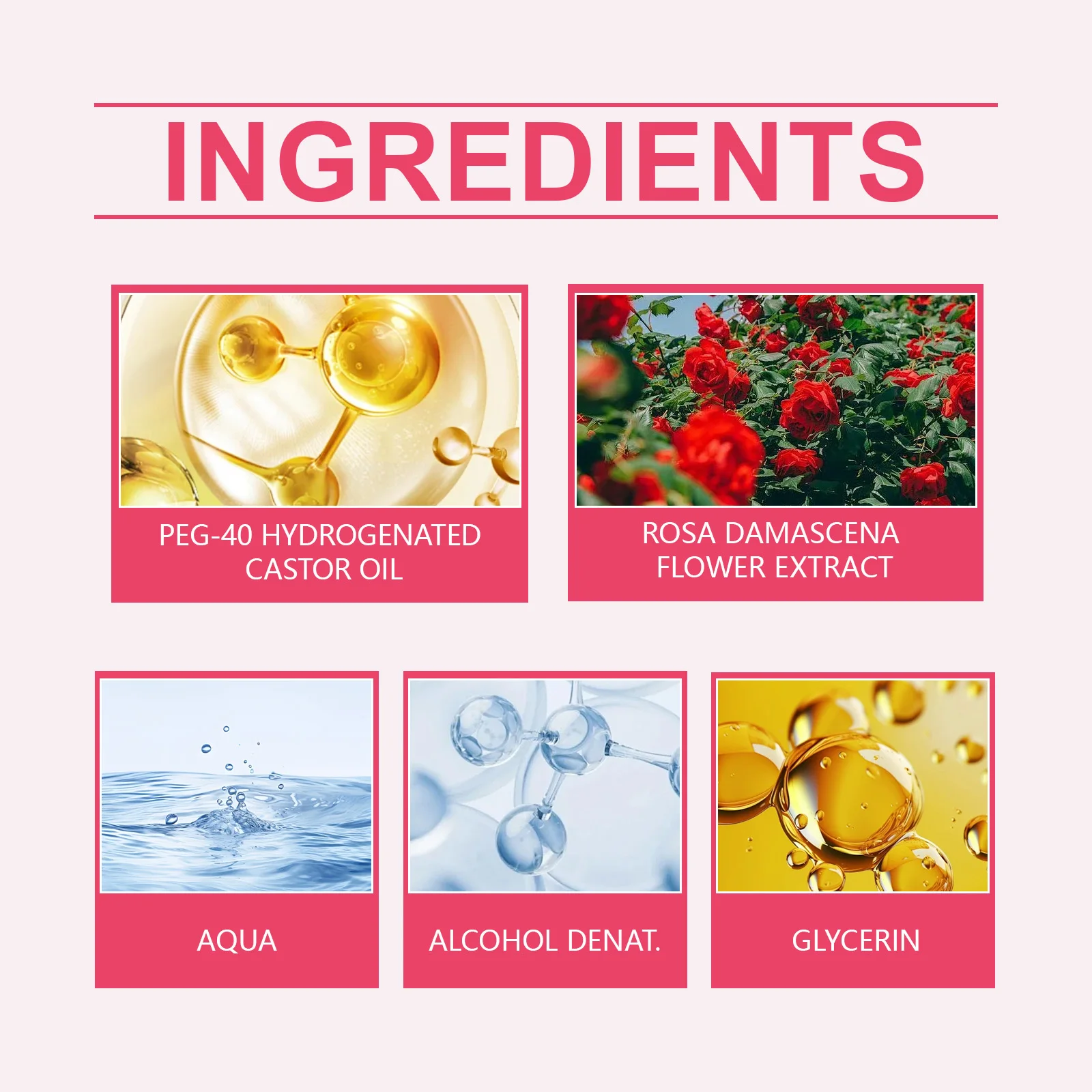 Roxelis Women's Rose Perfume - świeży kwiatowy zapach, długotrwały zapach, codzienna elegancka esencja