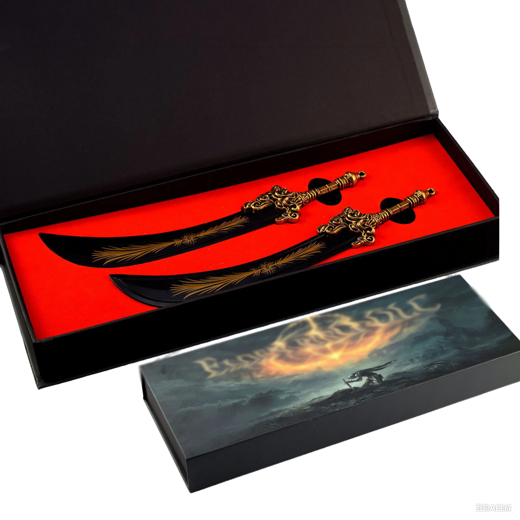 22 cm/8,66 pulgadas Starscourge Greatsword armas de juguete modelo todo Metal periféricos de juego adornos colecciones de accesorios caja de regalo opcional