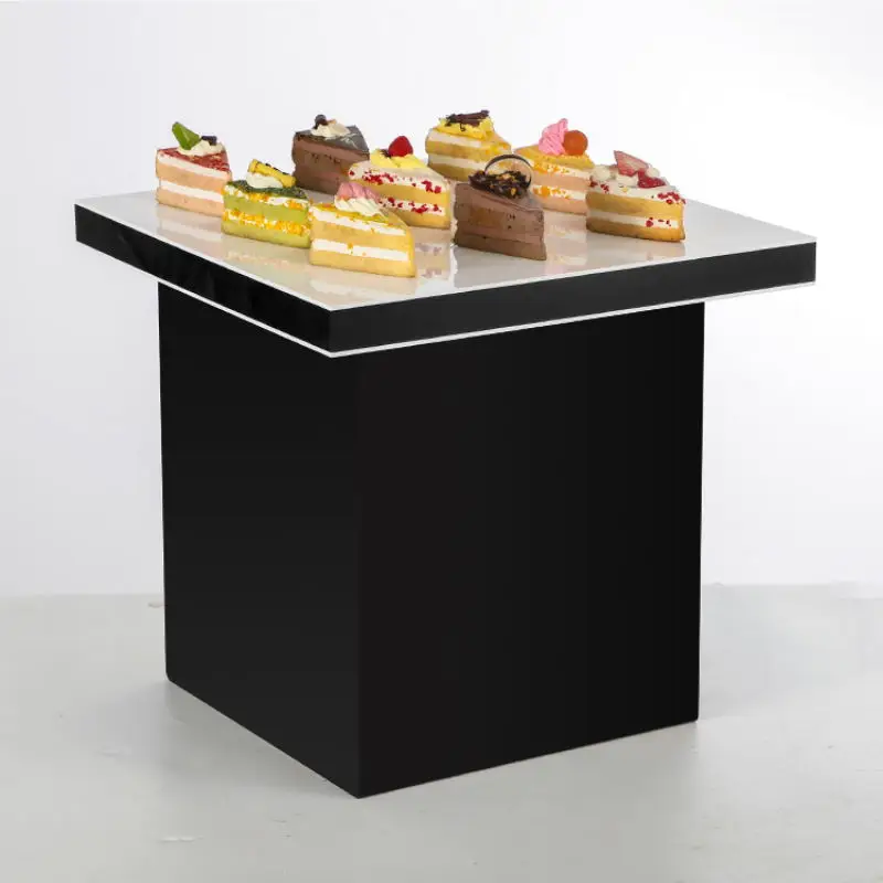 Wedding 4S Store Showing Conference Acrylic Dessert Table Tea Break Snack Rack Buffet Banquet Cake Cookies Drinks Fruits Plate