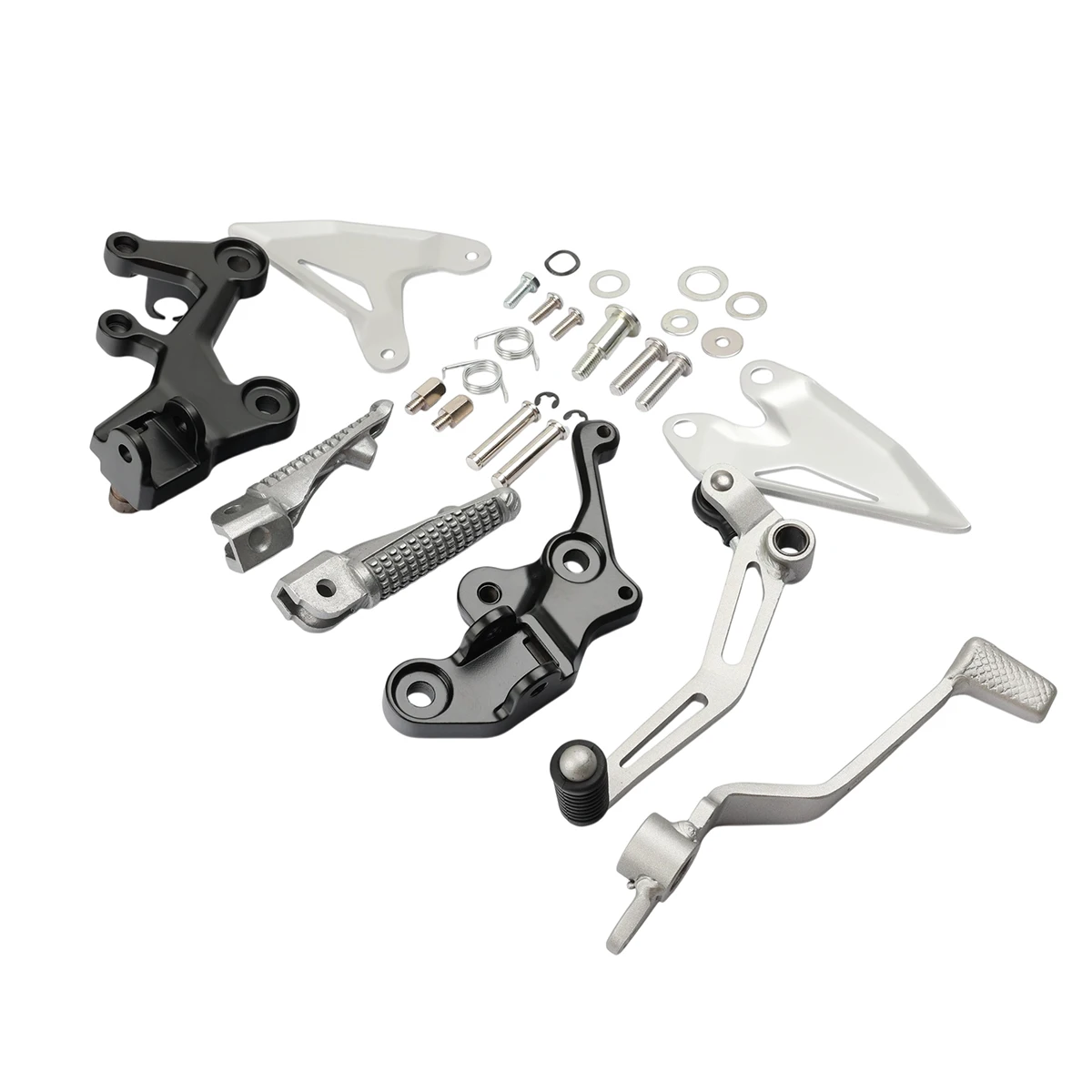 For Kawasaki Ninja 400 2018-2026 2024 Z400 2019-2026 2024 Motorcycle Front Driver Footpegs Pegs Bracket NINJA 500 Z500 2024-2026 3