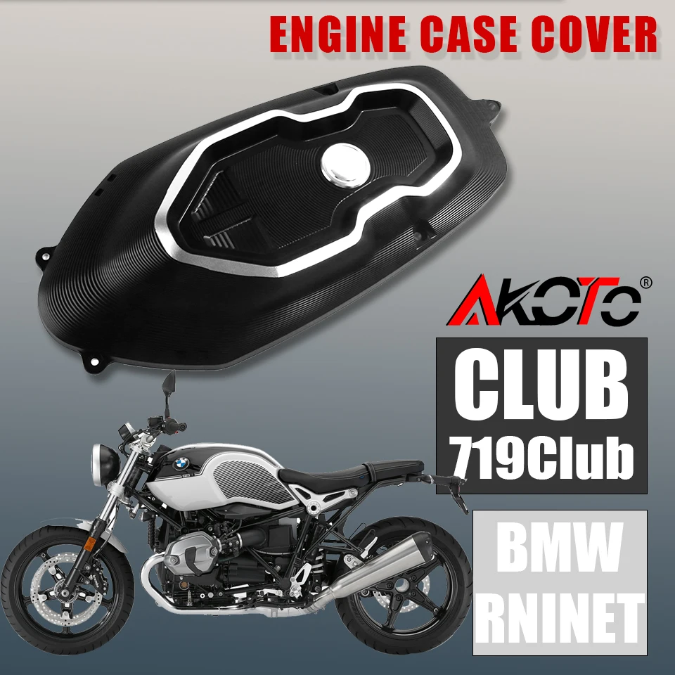 R9T For BMW R Nine T Front CNC Engine Case Cover Breast Plate Protection Accessories Pure Racer Scrambler Urban G/S 2014-2023