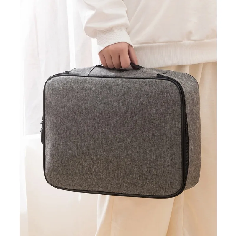 Torba podróżna na dokumenty podróżne Duża pojemność Warstwowy uchwyt na kartę paszportową Wodoodporny folder Organizacja archiwum Torba transgraniczna