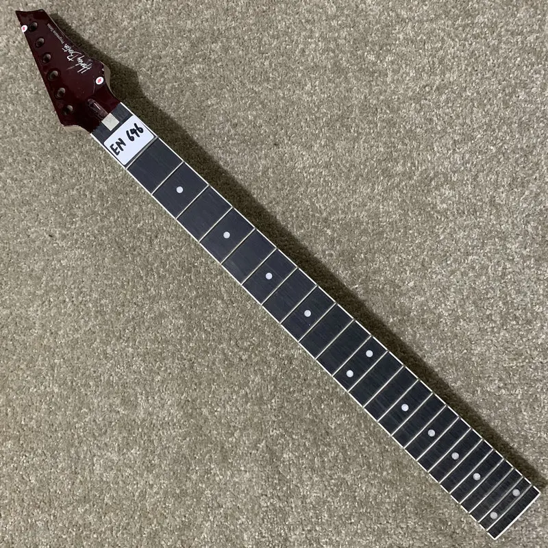 EN646 24 Frets Floyd Rose Electric Guitar Neck Unfinished Version Maple+Rosewood Genuine HarleyBenton Authorised for DIY Replace