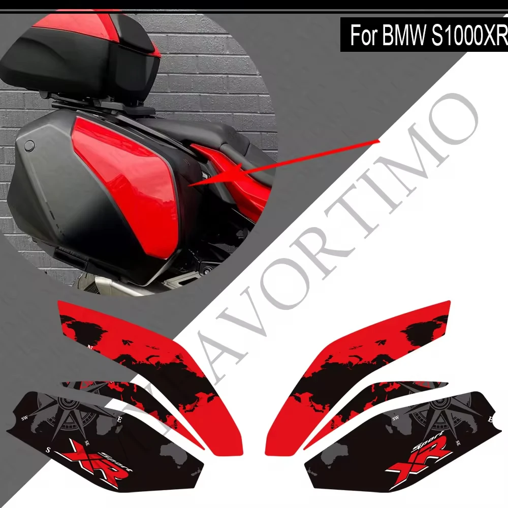 New For BMW F900XR S1000XR M1000XR Touring Package Tank Pad Trunk Luggage Cases Panniers Stickers Decals adhesive