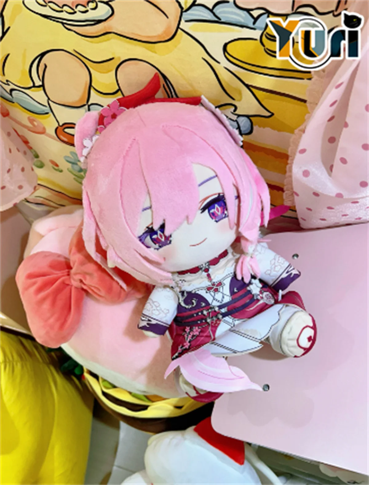 

Honkai Impact 3rd Elysia 30cm Plushie Sitting Doll Toy Clothes Costume Game Cosplay Cute Props C Pre-order