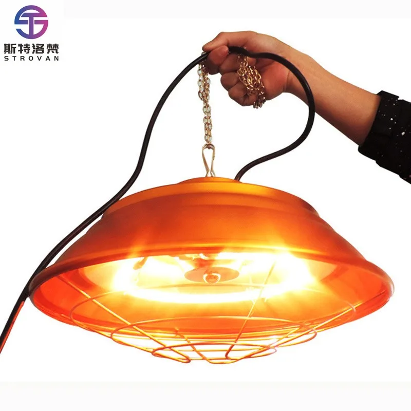 Poultry Farm Brooder Lamp With Lampshade Pig Duck Heat Lamp for Chickens
