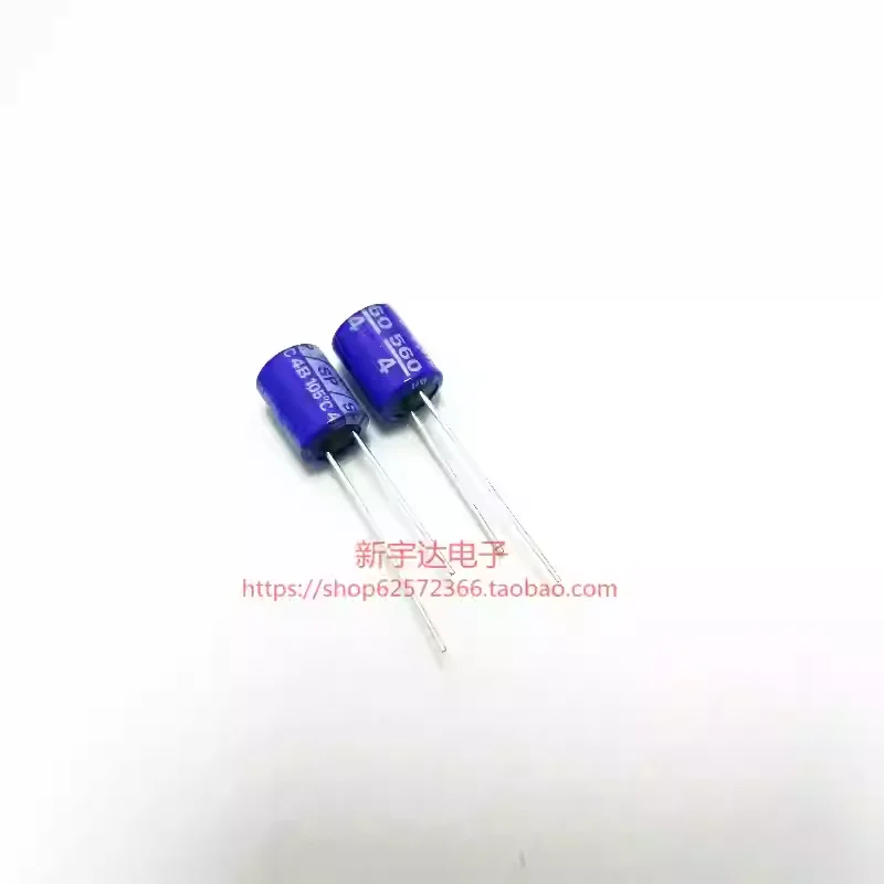 10-100PCS 560UF4V Japanese Sanyo 4V560UF 8X11.5 SP Blue Leather Solid State Capacitor Brand New Original