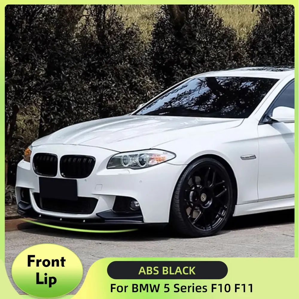 

Front Bumper Lip Splitters Spoiler For BMW 5 Series F10 F11 M Sport 2012-2017 Car ABS Splitter Bumper Lip Guard Body Kit