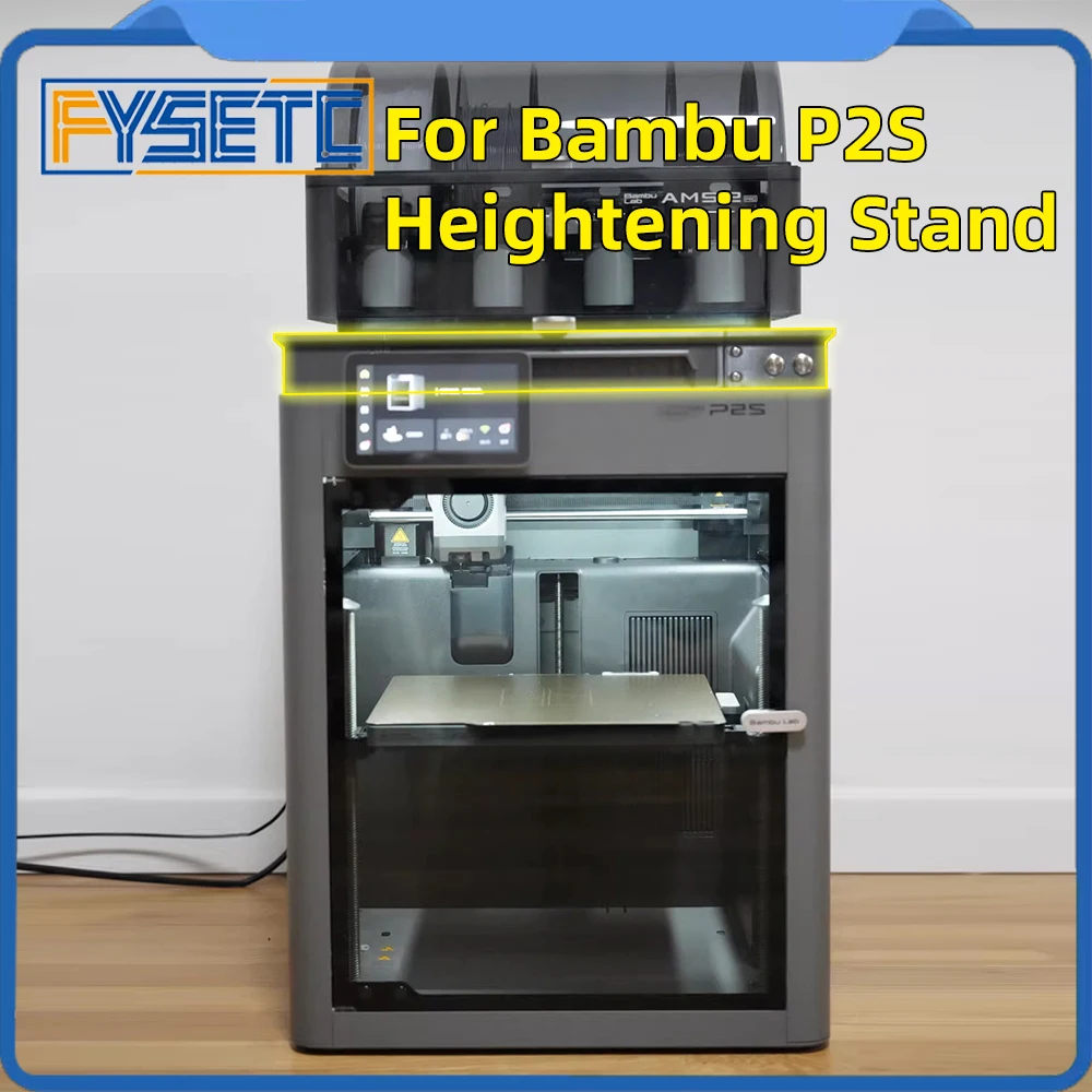 For Bambu P2S Heightening Stand Heat Dissipation and Temperature Control Upgraded 3D Printer Parts for Bambu P2S