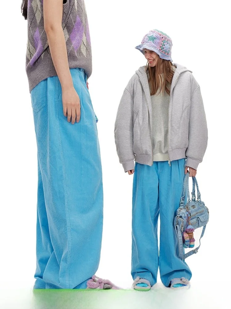 

DNT Американские винтажные джинсы свободного прямого кроя, повседневные брюки с широкими штанинами, длинные брюки, новинка 2026 года, женские джинсы