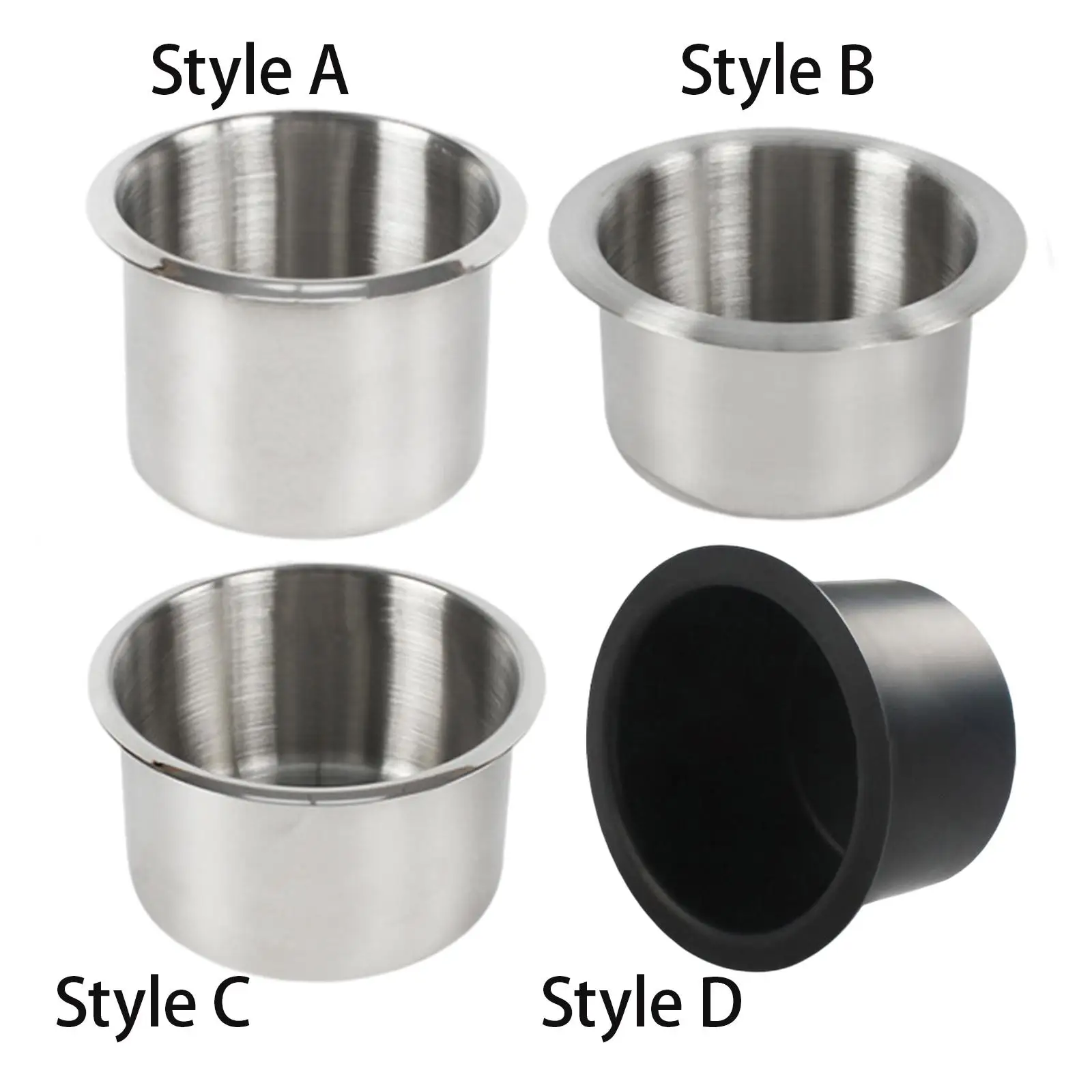 Recessed Drink Cup Holder Cup Drink Holder Table Drink Holder Drink Bottle Can Cup Holder for Car Yacht RV Trucks Trailer