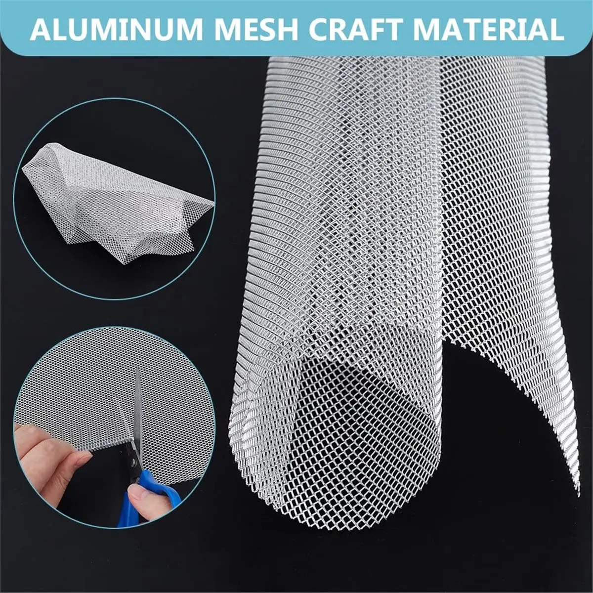 

【AT48】 НОВИНКА: 10 шт. алюминиевой проволочной сетки, алюминиевый экран, квадратные проволочные листы 12x11,8 дюймов для лепки из глины, DIY-проектов