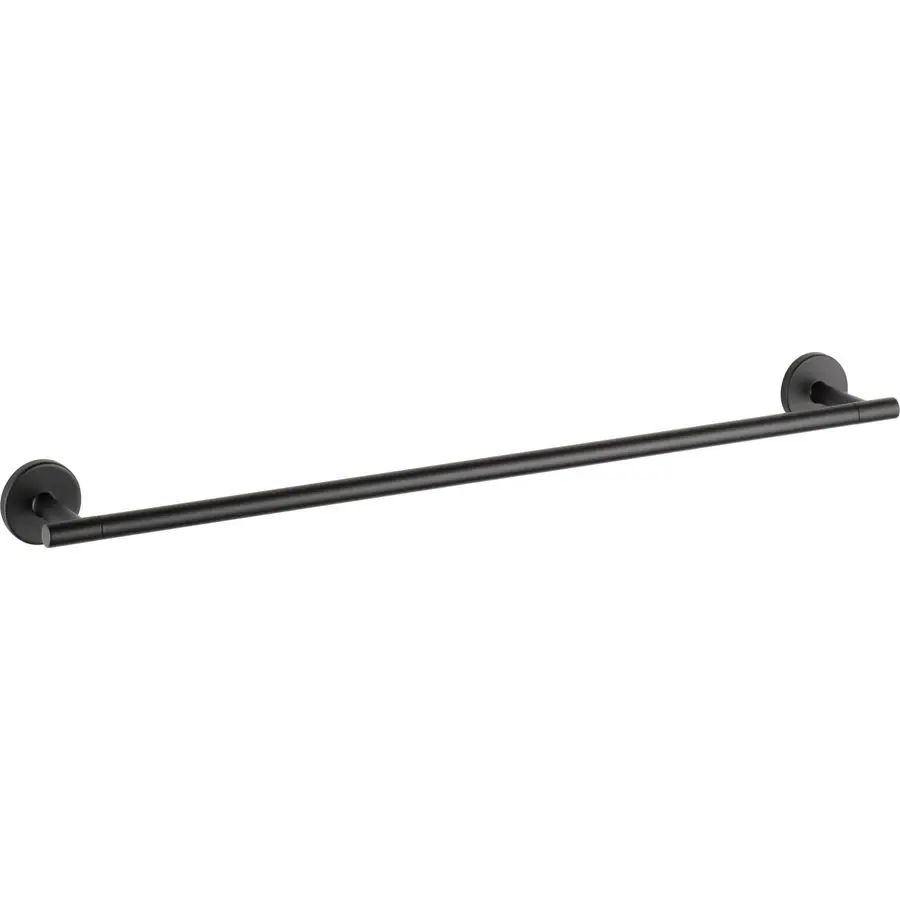 

759240BL Trinsic 24 in. Wall Mount Towel Bar Bath Hardware Accessory in Matte Black