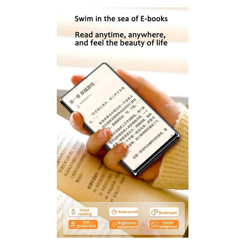 

Y45A-WIFI 5.0-Inch IPS HD Video MP5 MP4 Bluetooth Metal Full Touch Screen MP3 Digital Music Player