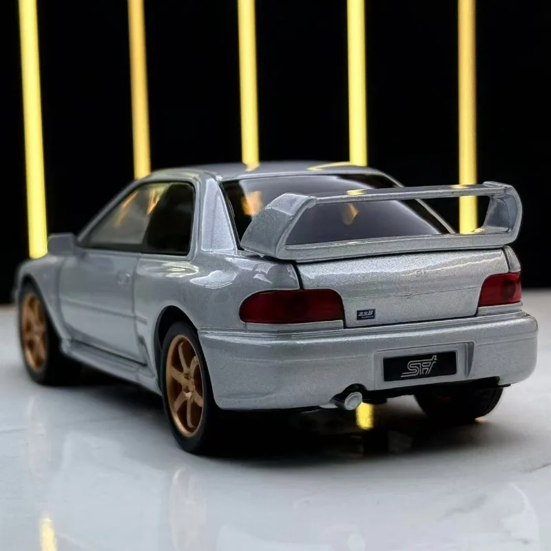 1: 32 alloy car model anime peripheral simulation Impreza sports car model children's Christmas birthday gift