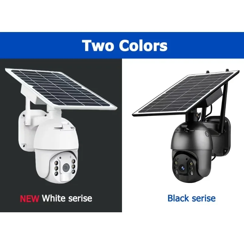 2023 Outdoor HD 2MP PIR Drahtlose CCTV Sicherheit PTZ Dome Solar Batterie Kamera IP Wifi Smart Tuya Netzwerk Kamera