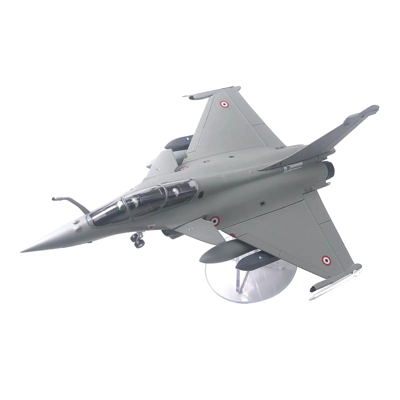 

Модель самолета Dassault Rafale в масштабе 1:72 с подставкой для демонстрации, украшение для дома