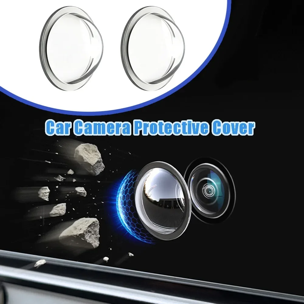 1/2/4pcs Car Camera Protective Cover Lens Cap Special Vehicle 360 Reversing Camera Protective Cover Car Modification Accessory