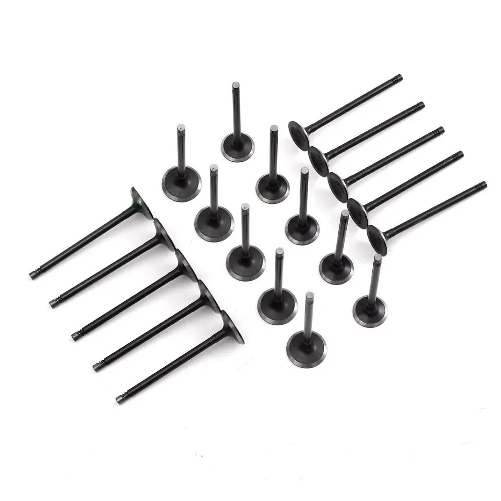 ボルボ用排気バルブセット,エンジン部品c30 c70 s40 s60 xc90 2.4l 2.5l l5 b5244s b5254t b5244t 01-16