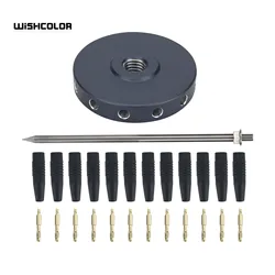 Wishcolor Ground Counterpoise Collector Kotwica uziemiająca z uziemieniem Akcesorium radiowe do przenośnej anteny krótkofalowej MA-12