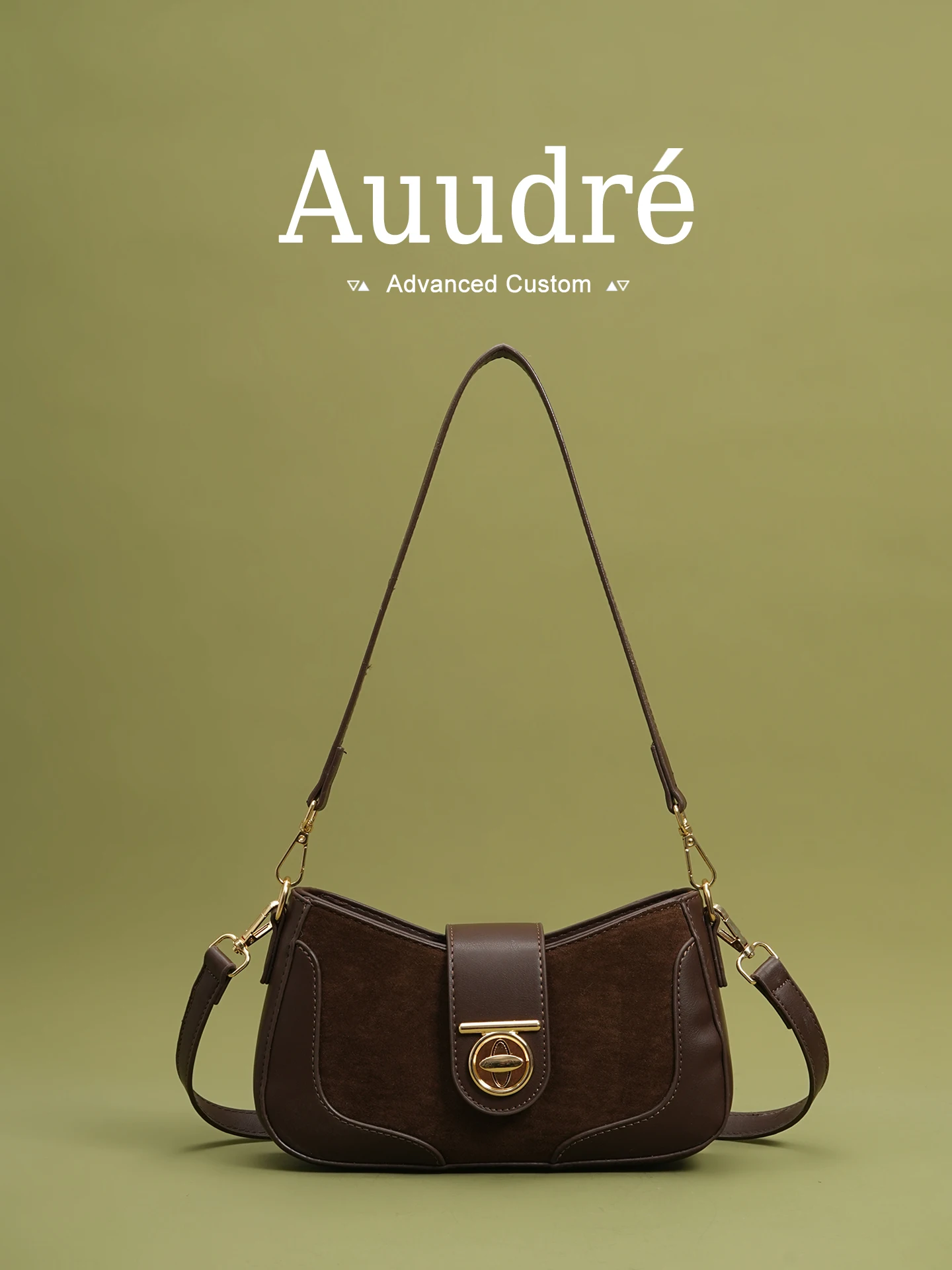 

Женская ретро-сумка Auudre Advanced Cus через плечо, из мягкой искусственной кожи, маленькая, модная, для осени и зимы