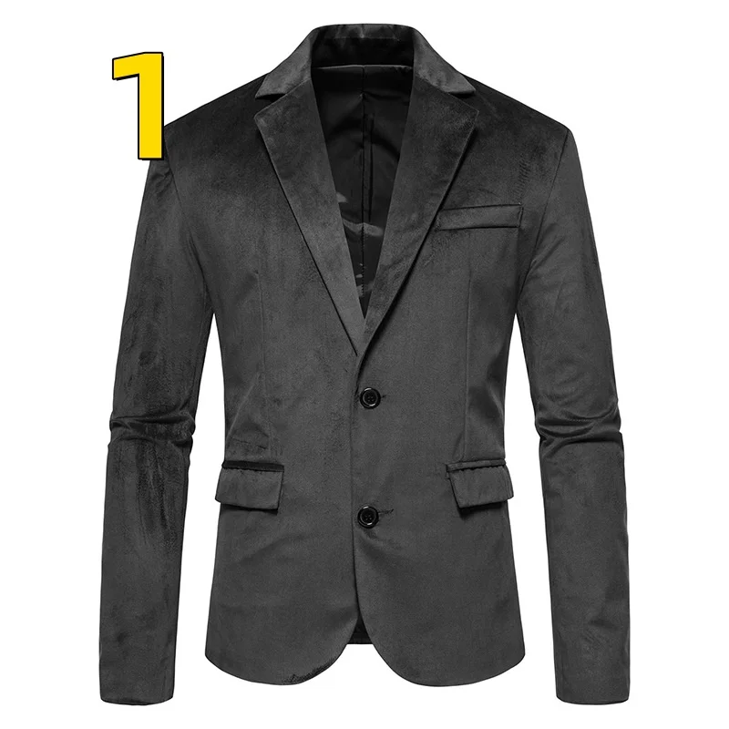 M10201 Korean style slim fit light business jacket