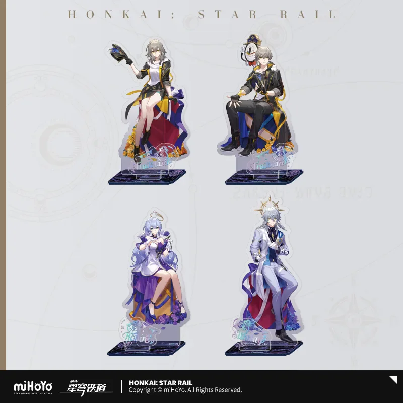 [Genuine] miHoYo Game Honkai Star Rail Autumn Celebration Q-version Acrylic Plaque Robin Sunday Ornament Cosplay Halloween Gifts