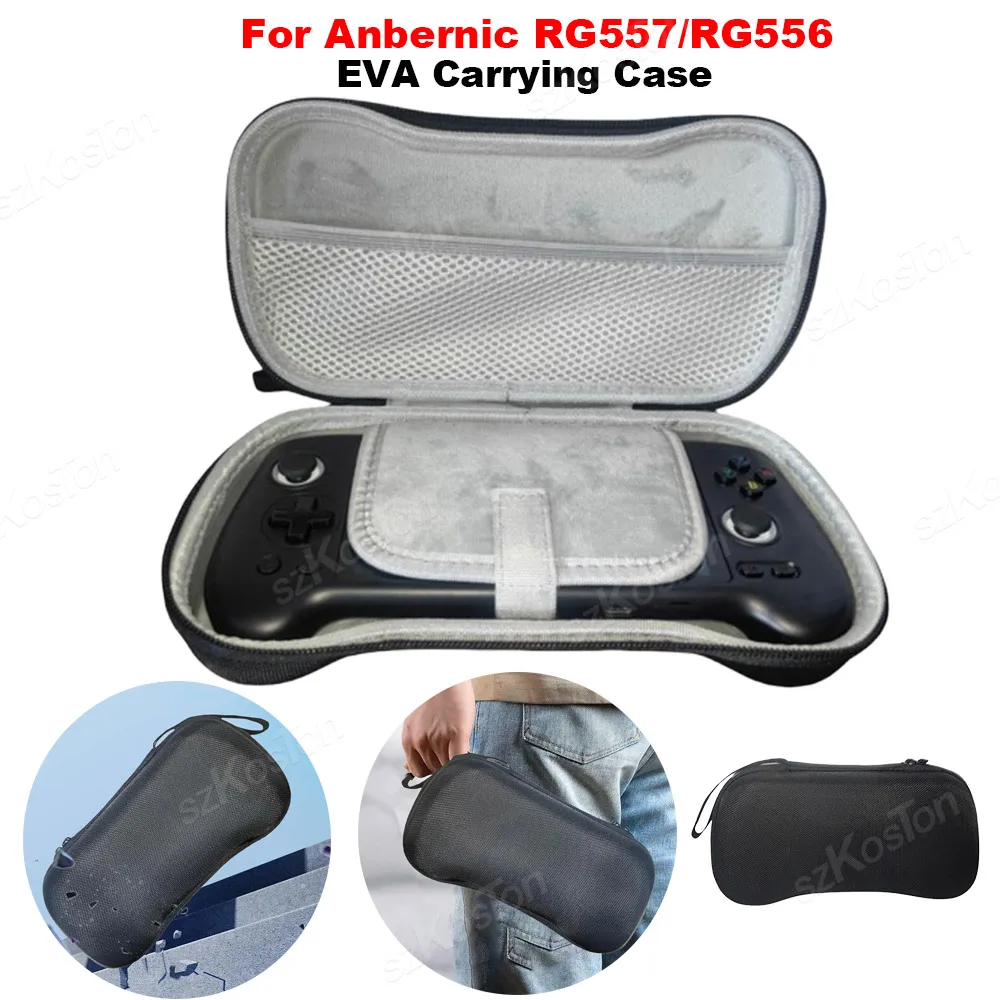 

Чехол из ЭВА для игровой консоли Anbernic RG557/RG556, защитный от царапин, сумка для хранения аксессуаров RG557/RG556