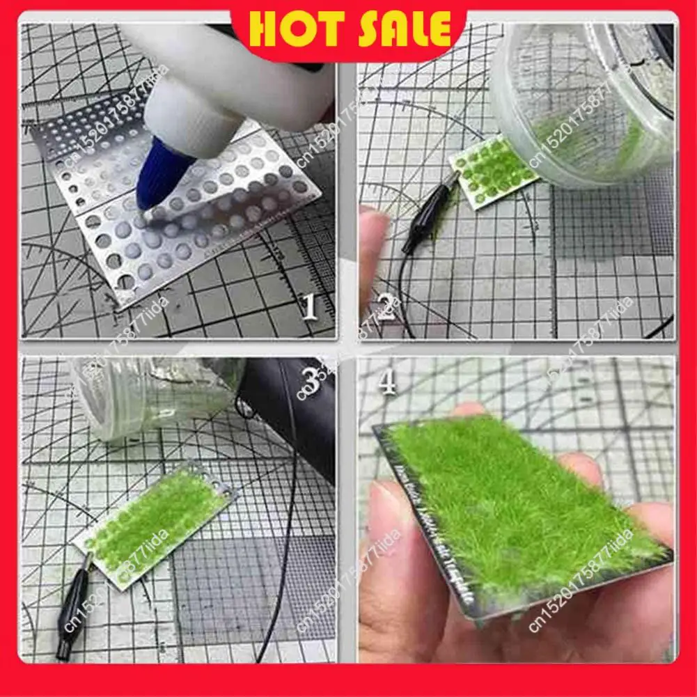 Hot Deal-Flocking Kit Static Grass Applicator ABS Flocking Machine With Antislip Handle For DIY Scenic Modelling Diorama Scenery