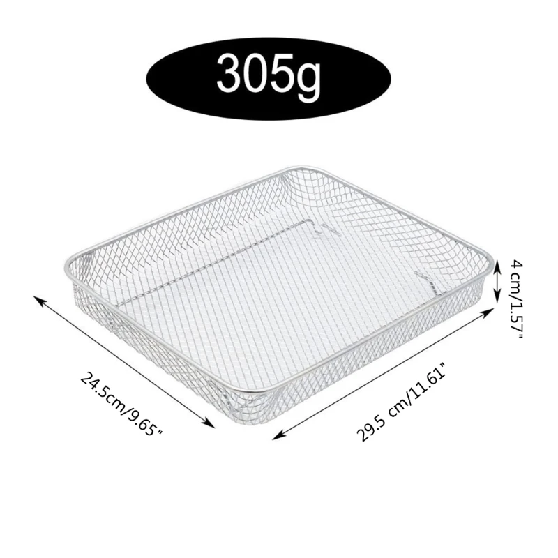 Stainless Steel Air Fryer Basket Rack for NuWave Bravo XL Air Fryer Toaster Oven Basket Accessories French Fry Dehydrator Racks