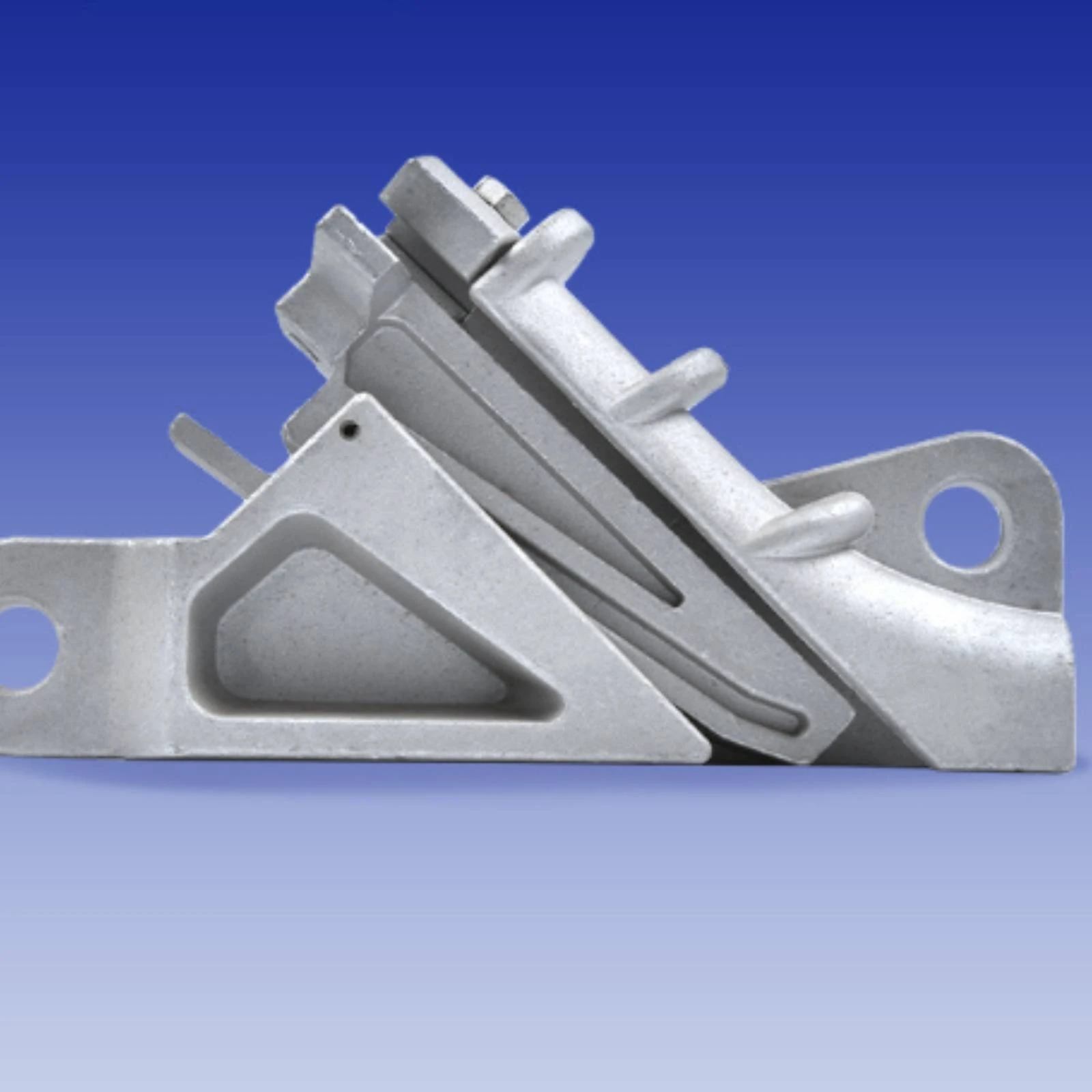 Wedge-Type Strain Clamp Anti-Slip Aluminum Alloy Strain Clamp Compact for Power Line Installers, Cable Installation