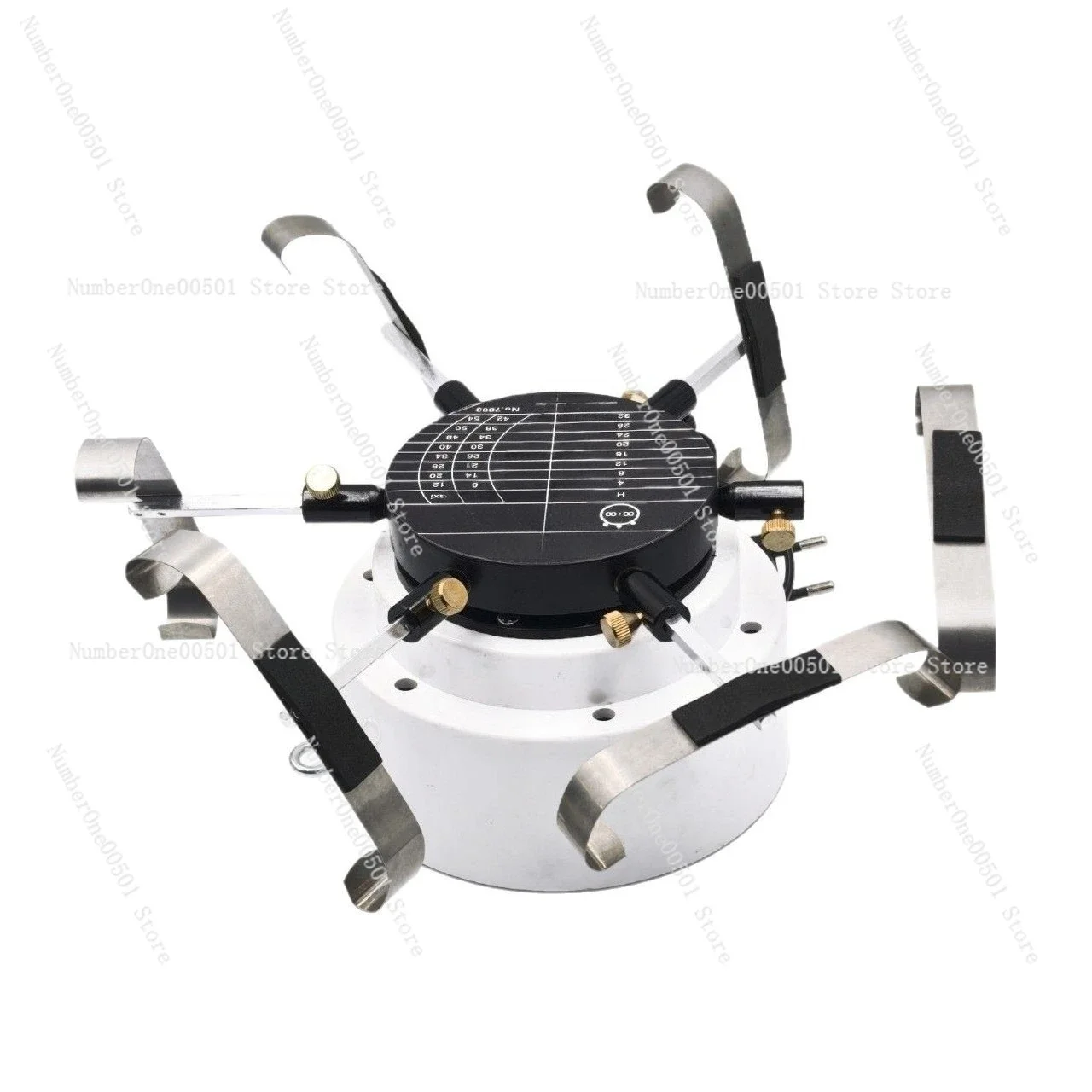 

6 Heads Self Turning Instrument with Stand Watch Repair Rotary Table Multi Axis Tool for Horology -095