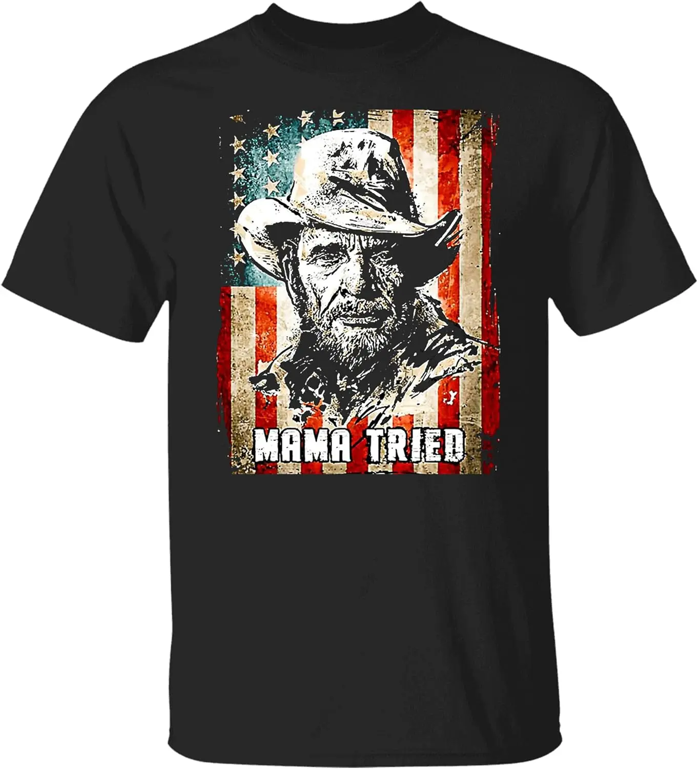 

Винтажная футболка Merle Haggard Mama Tried Classic Countr