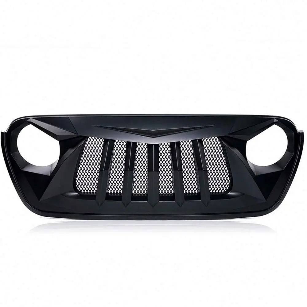 Hot sales automotive auto body system body kit 4x4 offroad accessories front bumper grill for JEEP WRANGLER  JT