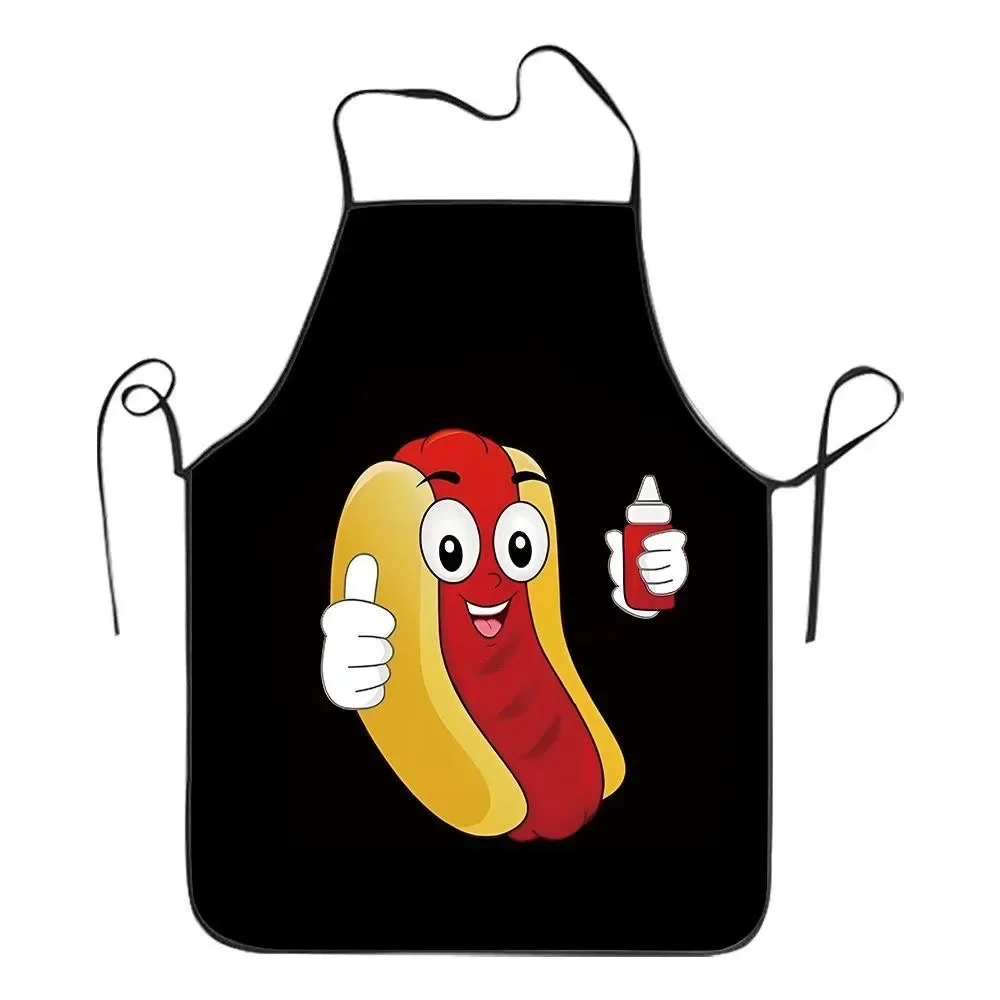 Funny BBQ Grill Master Apron for Men Women Cooking Party Kitchen Gift Reusable Apron