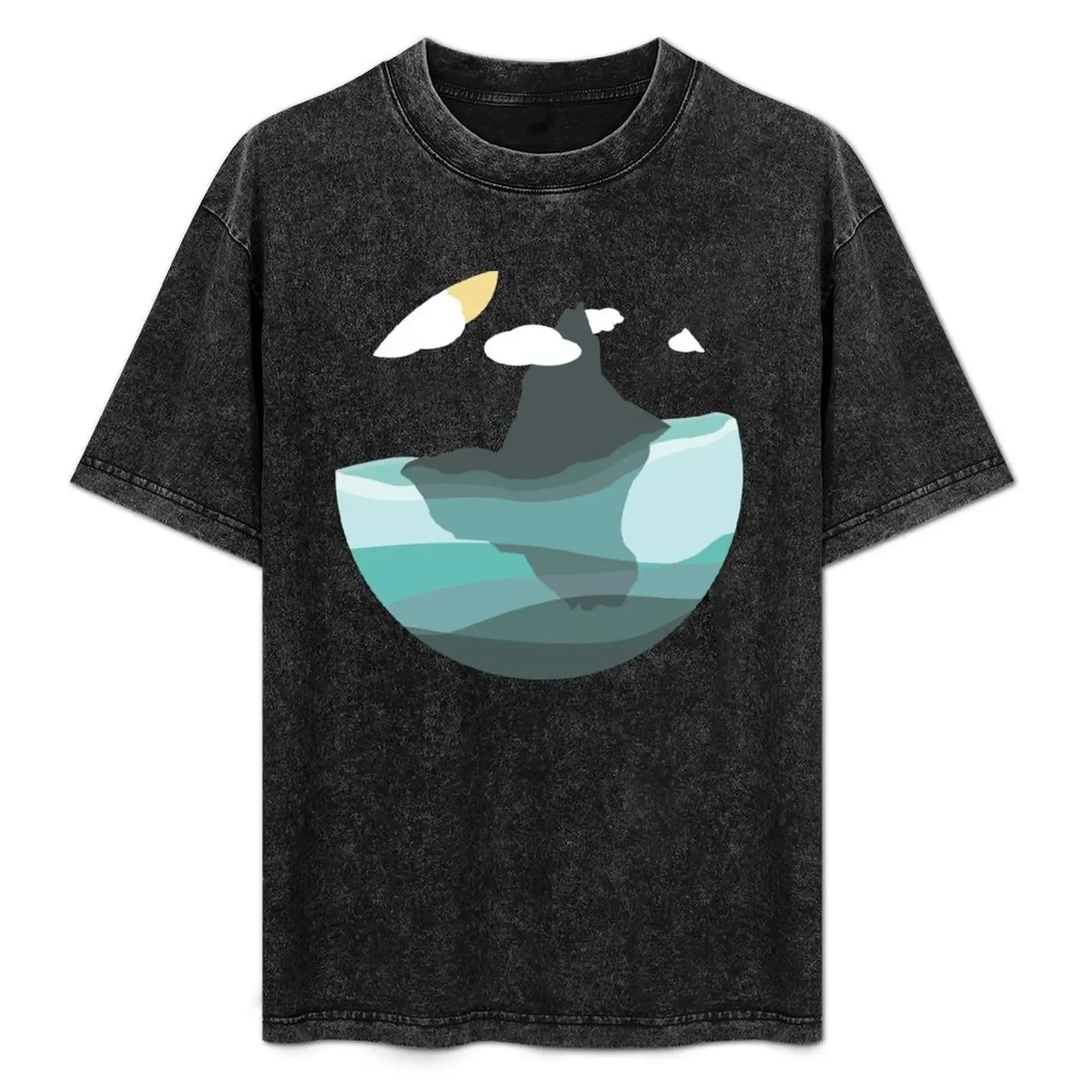 

Tranquil Island T-Shirt man t shirt cotton high quality t shirt man plain T-Shirt