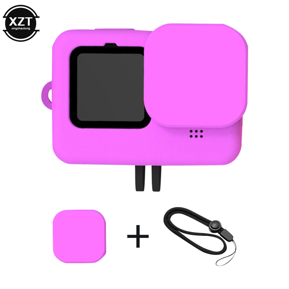 For Gopro Hero 9 10 Black Accessories Case Protective Soft Standard Housing Rubber Silicone Shell Protector Cover Accessories