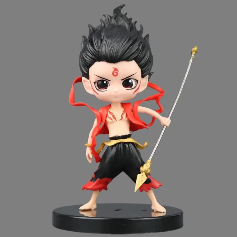 Gorąca sprzedaż Anime Nezha Birth Of The Demon Child Ne Zha Aobing Cartoon Action Figures Model Ornaments Kids Birthday Gifts Custom