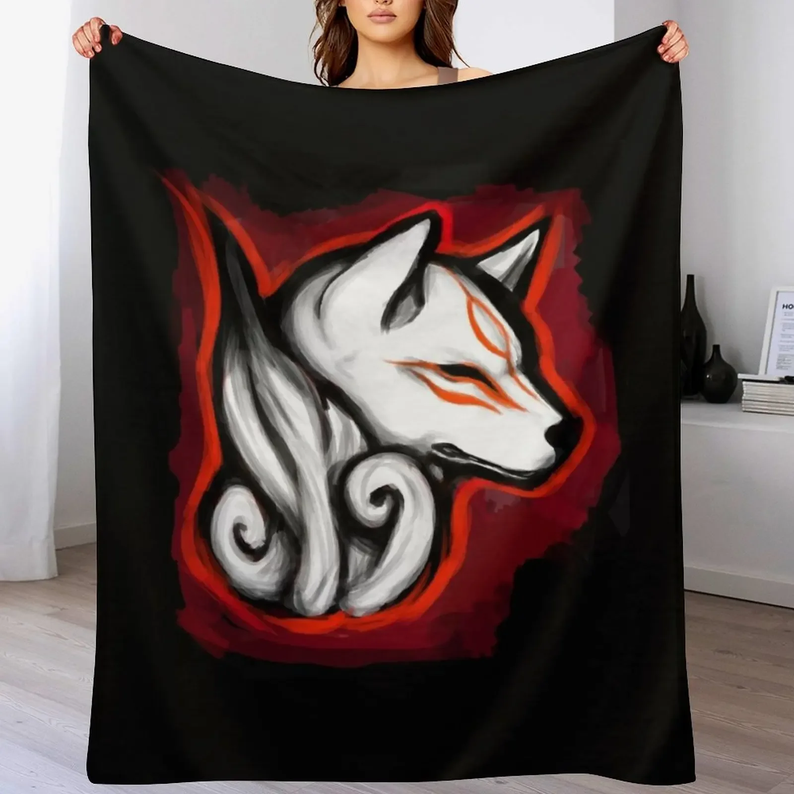 

Great God Amaterasu Throw Blanket Bed covers Decorative Beds valentine gift ideas Blankets For Sofas Blankets