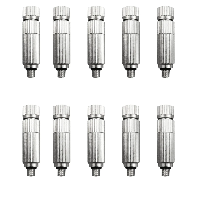 10 Pcs High Pressure Misting Mist Nozzle Garden Water Spray Nozzles For Humidification 0.1MM-0.6MM