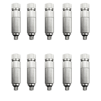 10 Pcs High Pressure Misting Mist Nozzle Garden Water Spray Nozzles For Humidification 0.1MM-0.6MM