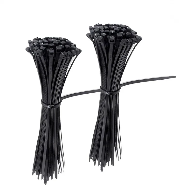 1000pcs 3x150mm Nylon Self Locking Wire Ties  MultiPurpose Cable Tie Multifunction Self-locking Plastic Nylon Cable Tie Zip Ties