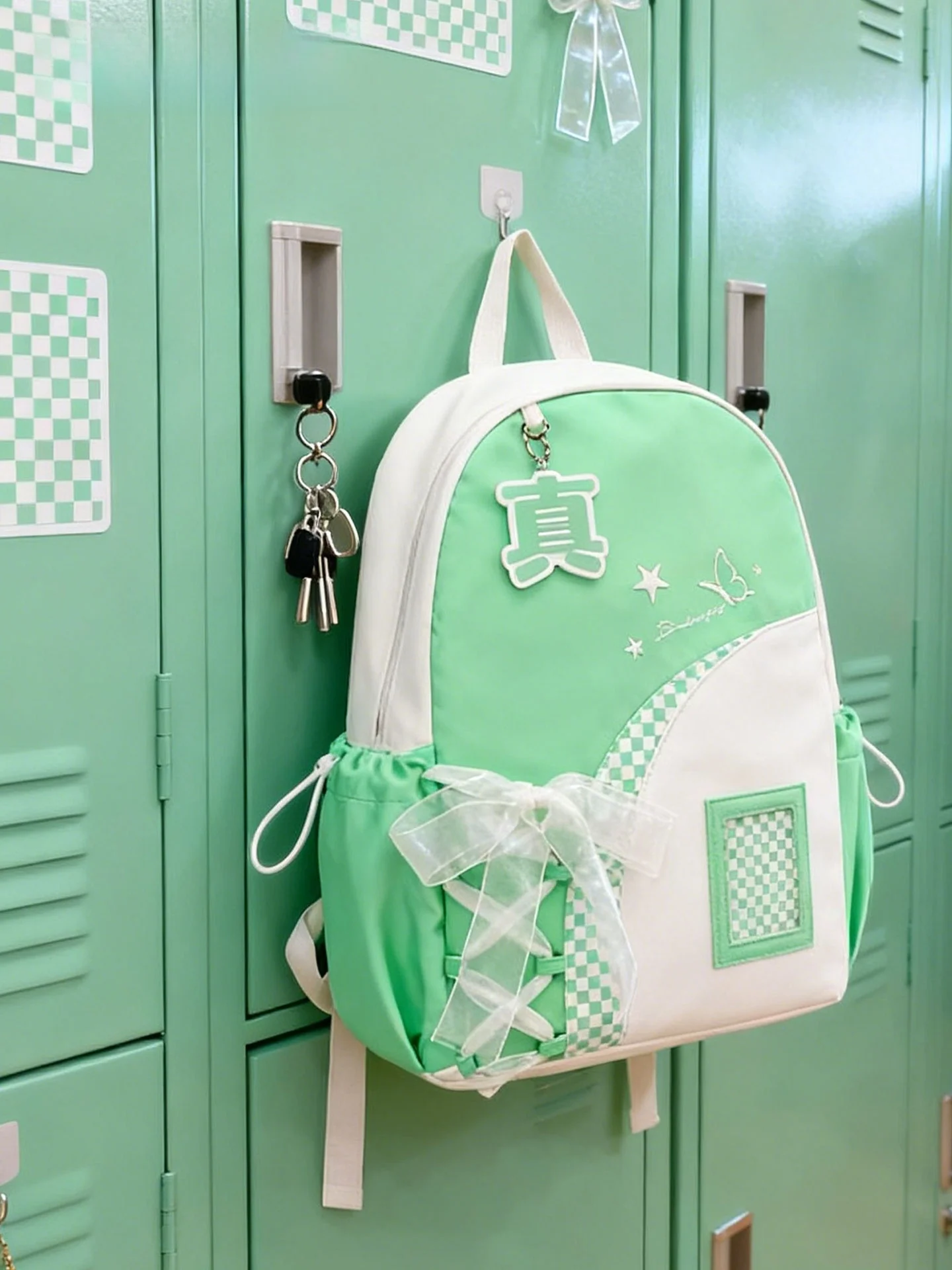 junco-original-true-fan-double-shoulder-bag-concert-tour-organizer-backpack-youth-casual-simple-style-water-resistant-backpack