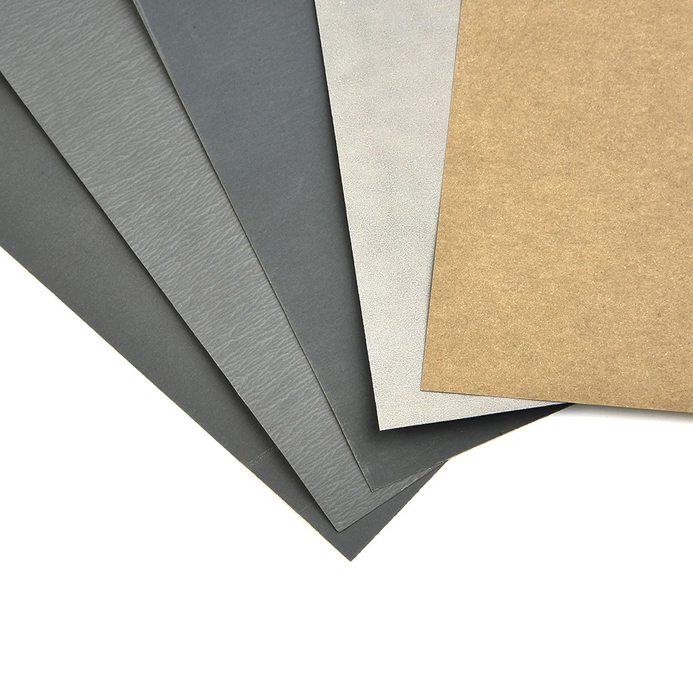 Carta abrasiva carta vetrata 2000/2500/3000/5000/7000 grana 5 pezzi strumento abrasivo per Set di lucidatura di metalli per legno di alta qualità