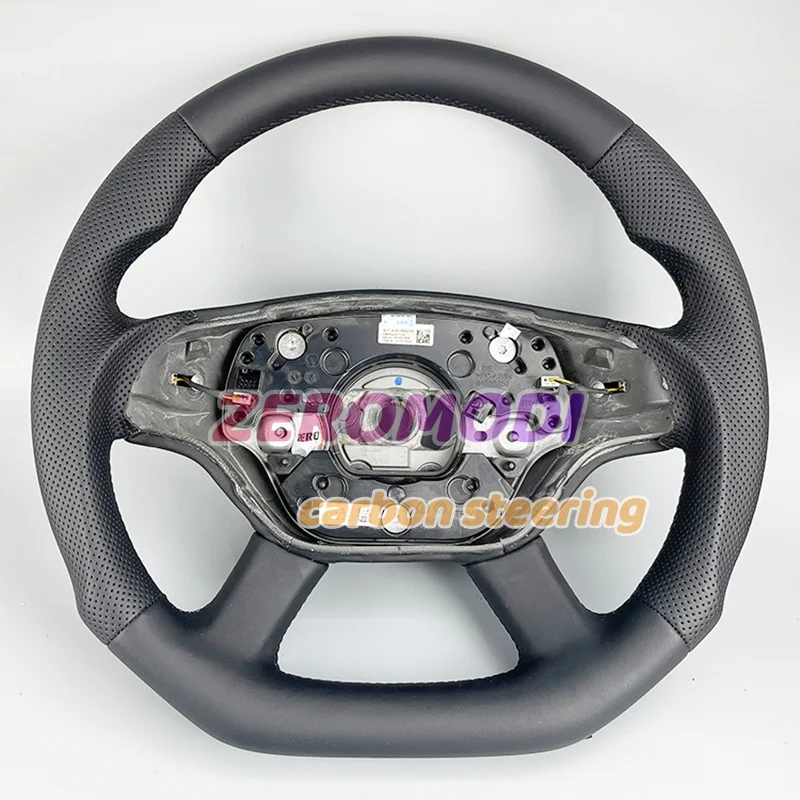 Custom Handmade Leather Steering Wheel Car Modification Replacement For Mercedes-Benz W221 S550 W216 CL550 2007-2012