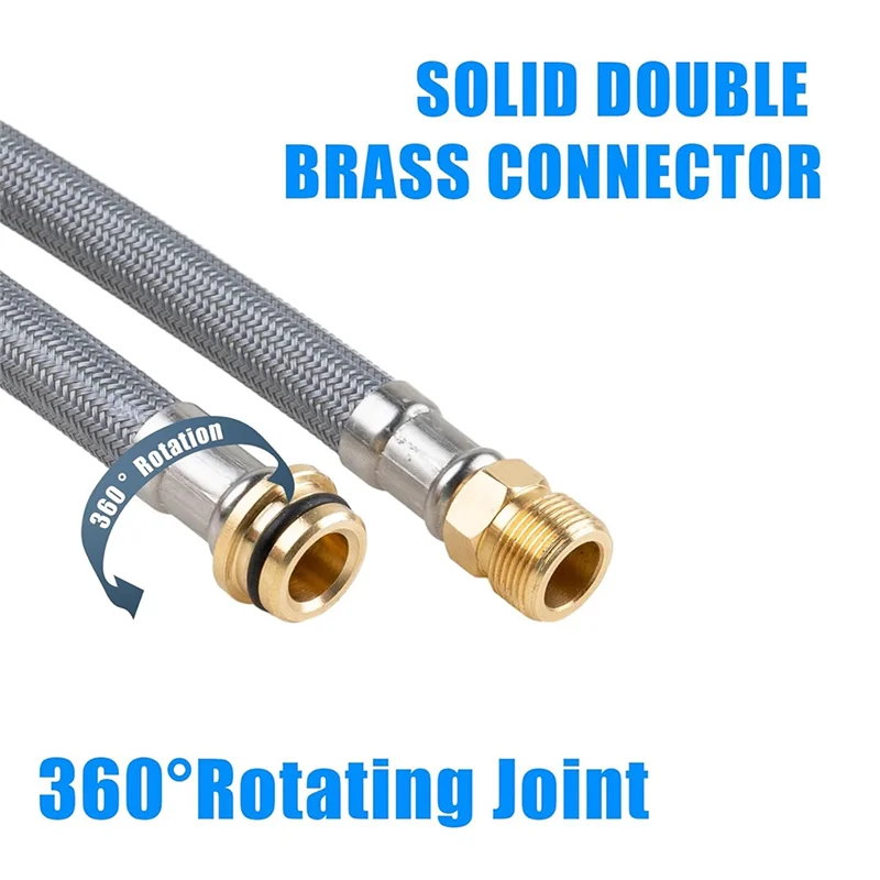 ABMO Faucet Hose Replacement Parts For Grohe 48293000 Replacement Hose Kitchen Faucet Hose Replacement Parts Pull-Down Hose For